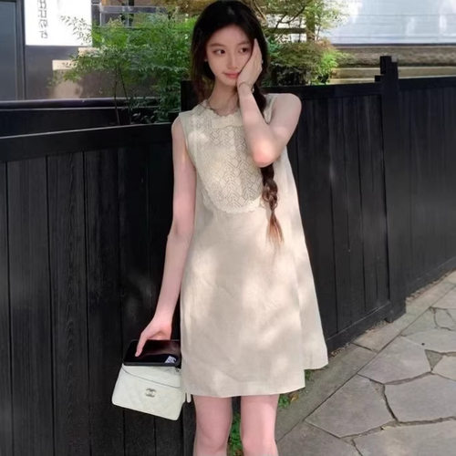 夏季法式老钱风显瘦连衣裙