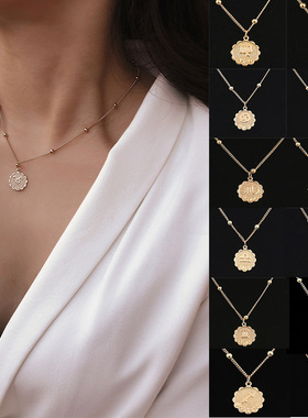 欧美时尚跨境饰品复古简约创意颈