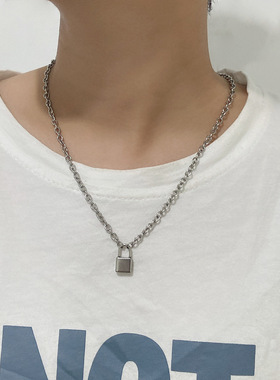 韩版简约百搭饰品O字链项链男女