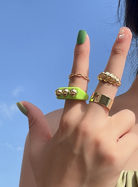 欧美跨境饰品甜酷辣妹风蝴蝶镂空