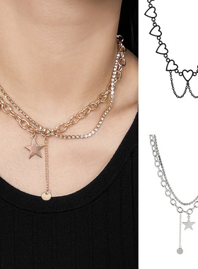 欧美跨境饰品甜酷不对称蝴蝶星形