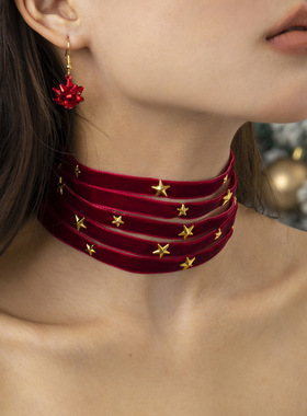 欧美跨境饰品简约细链条金属项饰