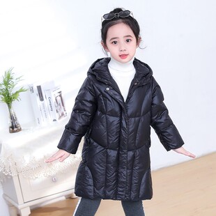 新款儿童羽绒服加厚中长款韩版男童女童宝宝小中大童保暖冬装洋气