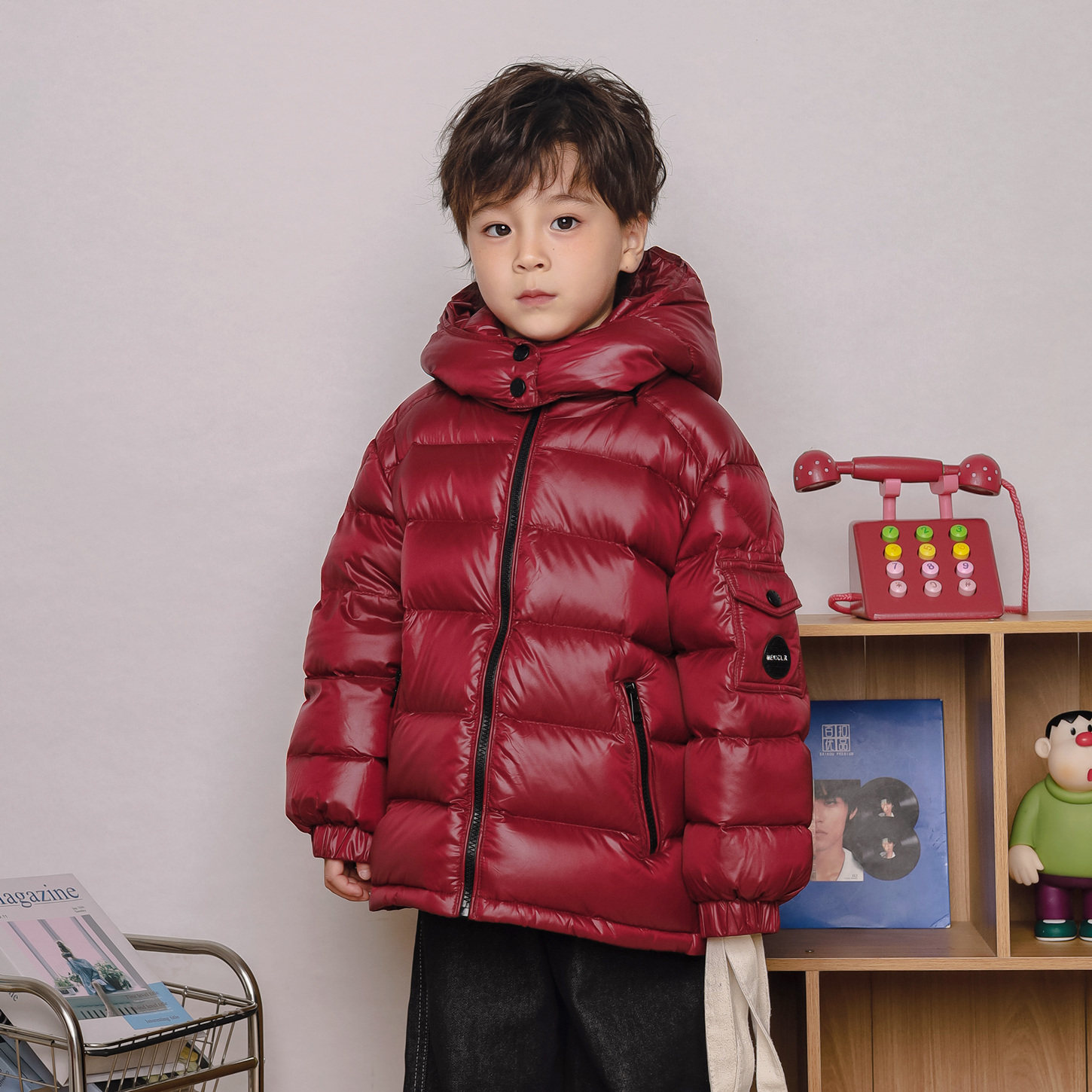 冬季男童羽绒服儿童女童90白鸭绒加厚短路保暖2025新款脱卸帽外套,童装/婴儿装/亲子装,羽绒服,淘宝优惠券,粉丝福利购,淘宝优惠卷
