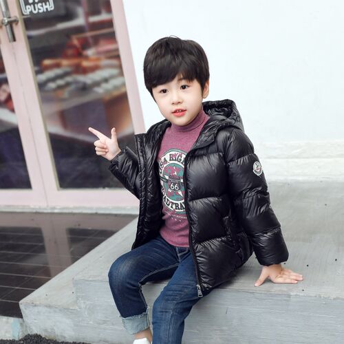 宝宝短款轻薄加厚面包儿童羽绒服