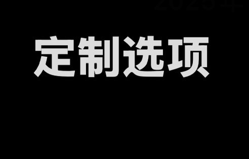 特殊产品定制选项