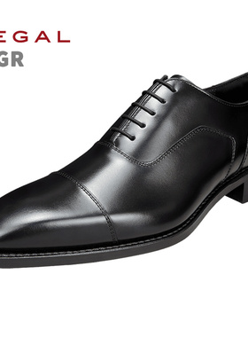 REGAL丽格日本直邮商务正装手工固特异男士新郎婚鞋皮鞋黑色10GR