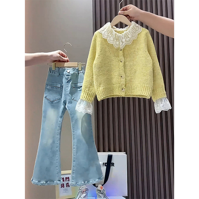 女童秋冬季时髦新款两件套