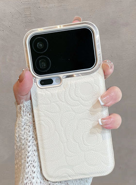 适用于小米17pro手机壳xiaomi17promax新款女全包防摔25098PN5AC简约17p十七por山茶花pm高级感pmax时尚浮雕