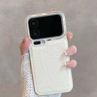 适用于小米17pro手机壳xiaomi17promax新款 浮雕 女全包防摔25098PN5AC简约17p十七por山茶花pm高级感pmax时尚