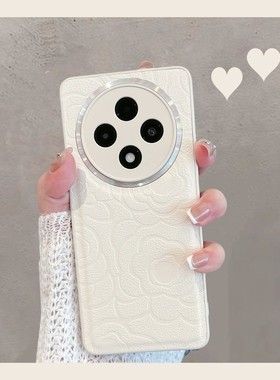 适用于oppoa3pro手机壳新款女pjy110全包防摔0pp0a3por5g曲面屏opa3pr0简约oppa山茶花0ppoa高级感opooa纯色