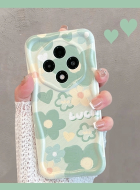 适用于oppoa3pro手机壳小清新pjy110绿色0pp0a3por5g花朵opa3p曲面屏opooa新款女oppa全包防摔0ppoa软壳poopa