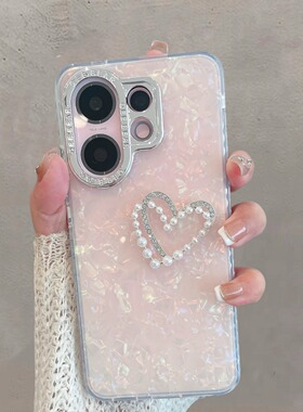 适用于vivos30手机壳s30promini透明贝壳纹V2464A简约vovis新款女vos创意vivis爱心vovos步步高防摔维沃viv0