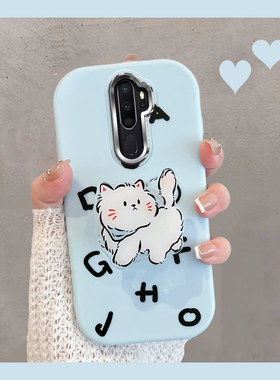 适用于oppoa11手机壳opp0a11x新款pchm10/30可爱0pp0a11n猫咪opa11全包防摔oppa软壳0ppoa女opooa带支架oopoa