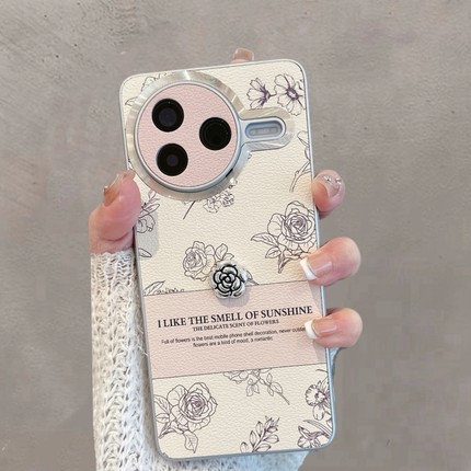 适用于红米k80手机壳redmik80pro新款女24117RK2CC小米24122RKC7C玫瑰花k8o全包防摔k8opro高级感por80k时尚