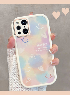 适用于oppofindx3手机壳0pp0findx3pro新款pedm00女find创意x3网红ins风oppofandx3p小清新oppox3全包防摔opx