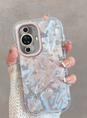 适用于华为nova12活力版手机壳nove11新款女hinova11pro创意fin一al60可爱foa-al00卡通ultra猫nava全包防摔