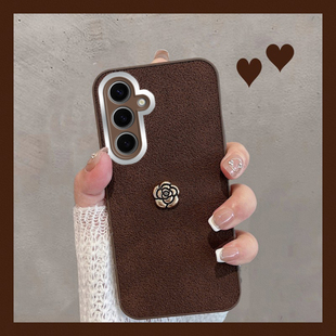 适用于三星s24手机壳s24+新款s24ultra简约galaxys24plus加十复古女款samsungs24u创意uitra全包防摔高级感