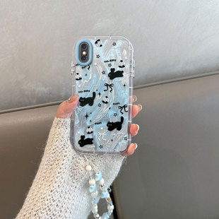大xmax s叉ipx 适用于苹果x手机壳女xs可爱xr卡通ix动物xsmax新款 iphonex全包防摔iponex创意iphone8x高级感x