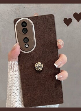 适用于华为荣耀70手机壳70pro十新款p70por+简约fne一an00曲屏复古女款x70imx800创意七零曲面屏全包防摔七十