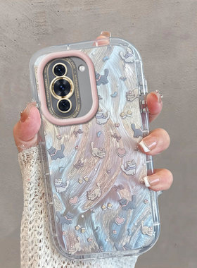 适用于华为nova10手机壳hinova10pro新款女nco一al00创意nove1o可爱n10por卡通novo猫nava智选hi全包防摔note