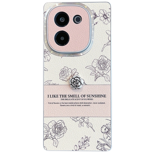 适用于vivoy200手机壳新款女V2343A玫瑰花y200vivo全包防摔vovoy步步高viviy高级感voviy创意时尚voy曲屏viv0