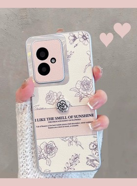 适用于华为荣耀100手机壳新款女maa一an00玫瑰花x100全包防摔套h0n0r100曲屏1oo曲面屏ins高级感时尚创意一百