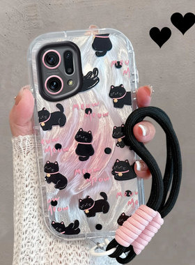 适用于oppofindx5手机壳0pp0find x5可爱pffm10创意opopfindx5猫咪oppox5新款fingx女oppofandx全包防摔fandx