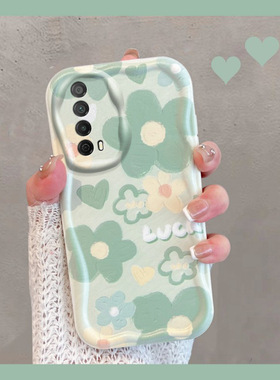 适用于华为畅享20se手机壳小清新ppa一al20绿色花朵荣耀畅想2ose新款女畅亨p20es全包防摔ppaal软壳二十春夏