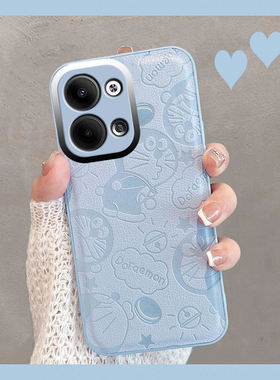 适用于opporeno9手机壳reno9pro5g蓝色0pp0rone9por新款phm110全包pgx110防摔男opopreno95g女opporeon9p可爱