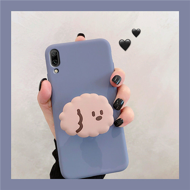 适用华为畅享9手机壳液态硅胶dubal00a畅亨九dub畅玩al20带支架伸缩tl