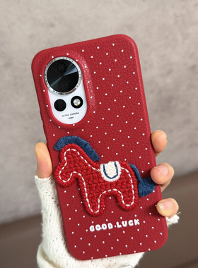 适用于华为nova13手机壳nove12新年款12pro马年ultra红色blk一al80防摔blkal00软壳女n12por薄款navo波点novo