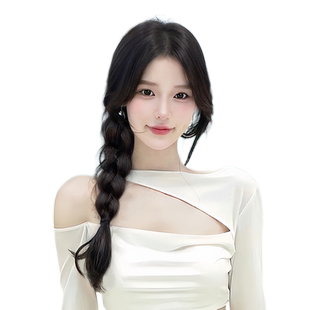 假发辫子女仿真发甜美可爱减龄温婉侧扎双马尾网红编发假发辫马尾