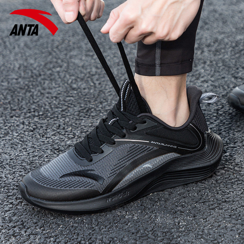 安踏男鞋跑步鞋春季官方正品减震透气跑鞋官方旗舰店运动鞋男