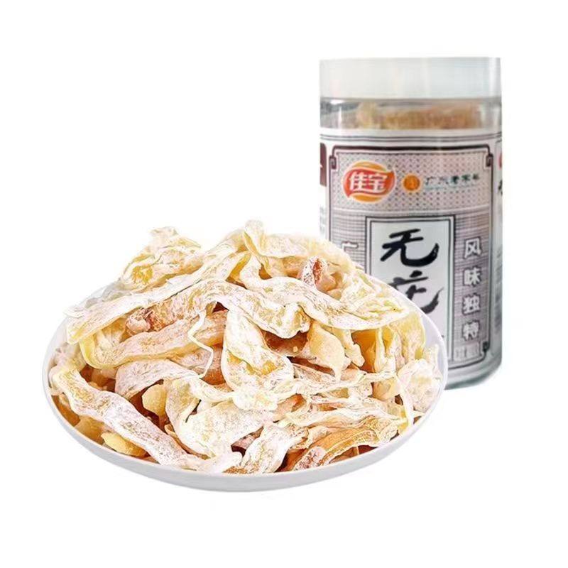 佳宝无花果干110g瓶装蜜饯果脯木瓜丝童年怀旧零食广东特产