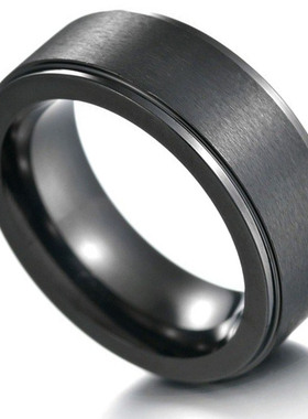 手饰品扳指首饰男士钛钢大号戒指