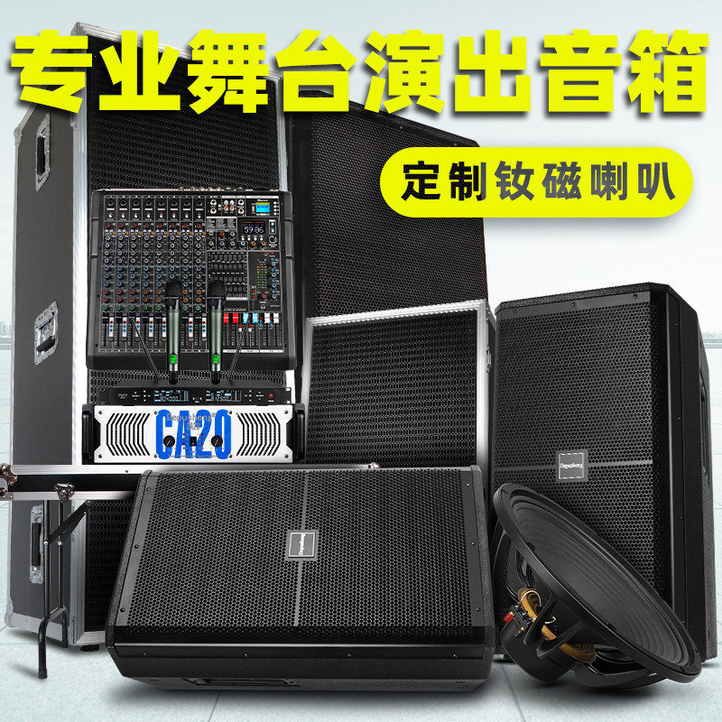 得普声D815专业舞台音箱单双15寸演出hifi户外钕磁全频音响套装图片