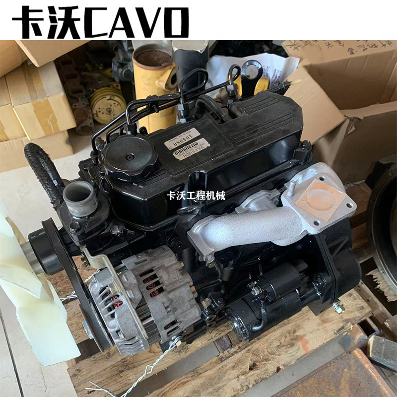挖掘机配件三菱S3L2发动机总成缸体缸盖四配套适用卡特E301.5/303
