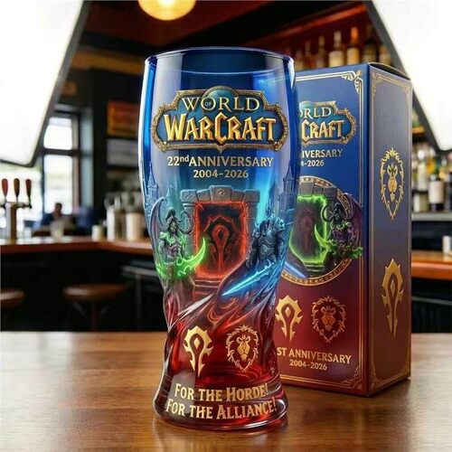 魔兽世界纪念高硼硅玻璃啤酒杯