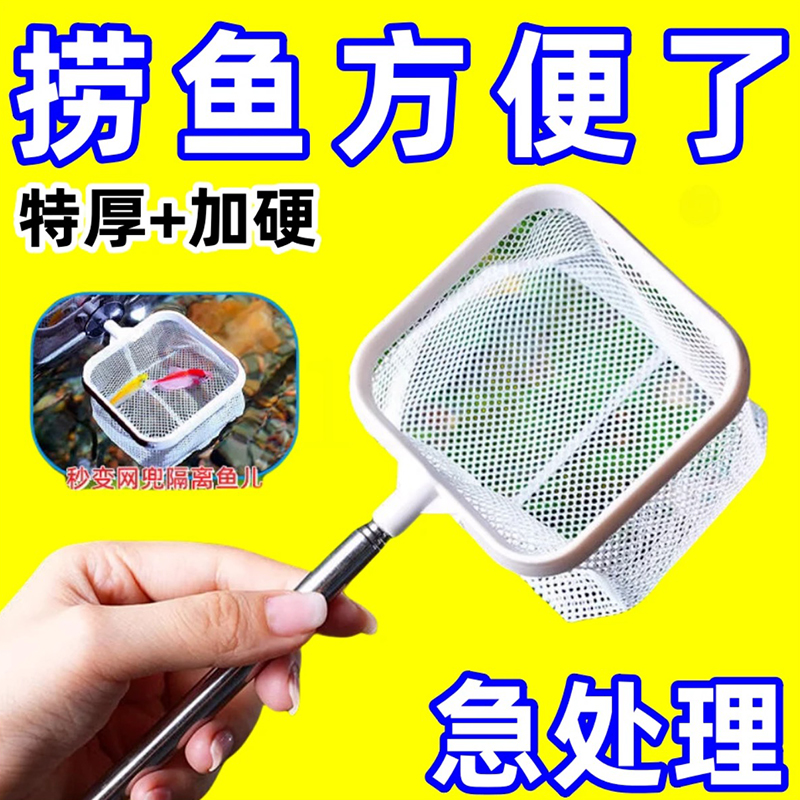 鱼捞捞鱼网鱼缸网捞小号3D渔捞