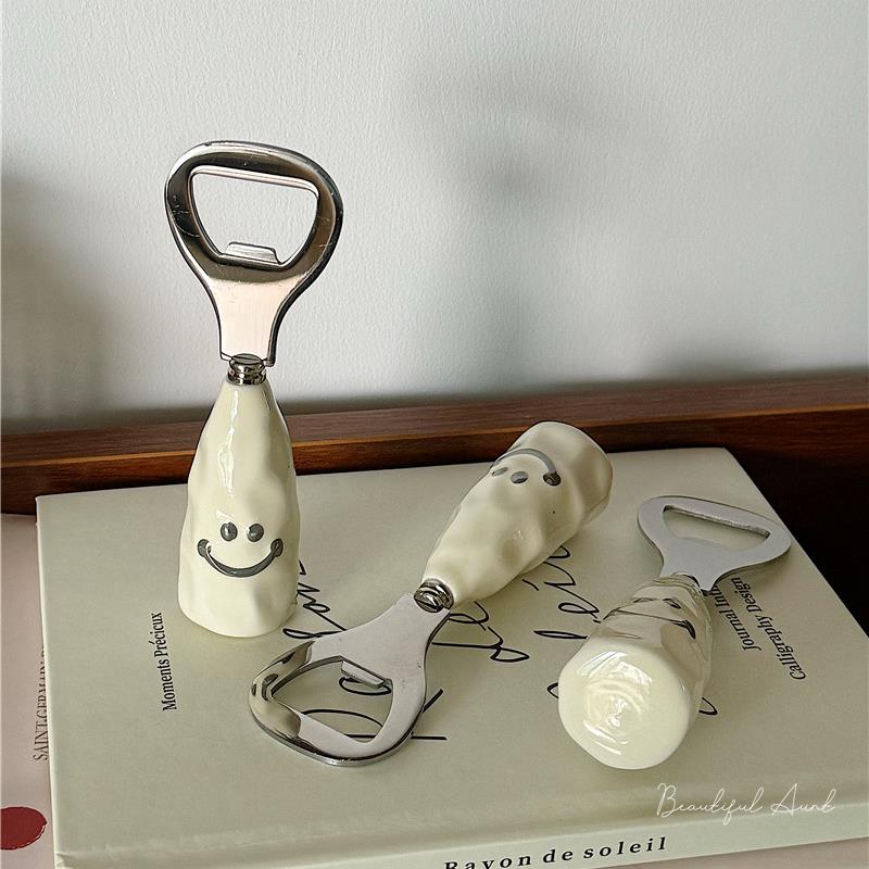 可爱笑脸啤酒开瓶器创意家用