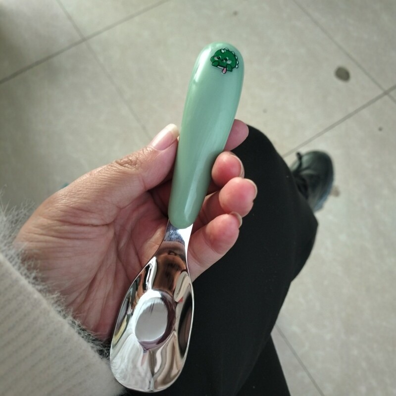 【抢3支】宝宝自主进食勺子学吃饭训练叉勺不锈钢餐具婴儿辅食勺