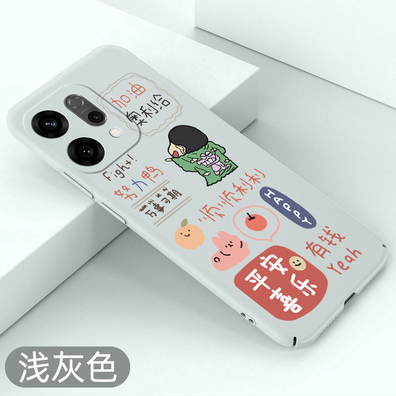 适用于oppoReno14手机壳卡通reno14pro超薄防摔OPPO硬壳蜡笔小新不顶膜全包保护套新款创意可爱裸感散热壳