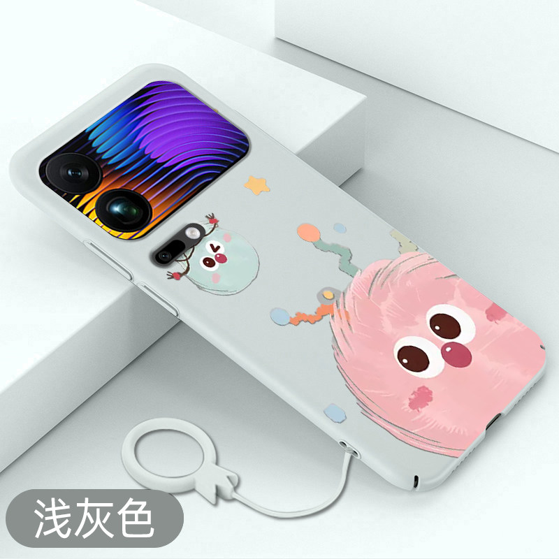 适用小米17pro手机壳粉色煤球小米17promax超薄硬壳小米17全包防摔保护套卡通不顶膜外壳可爱高级感爆款新款