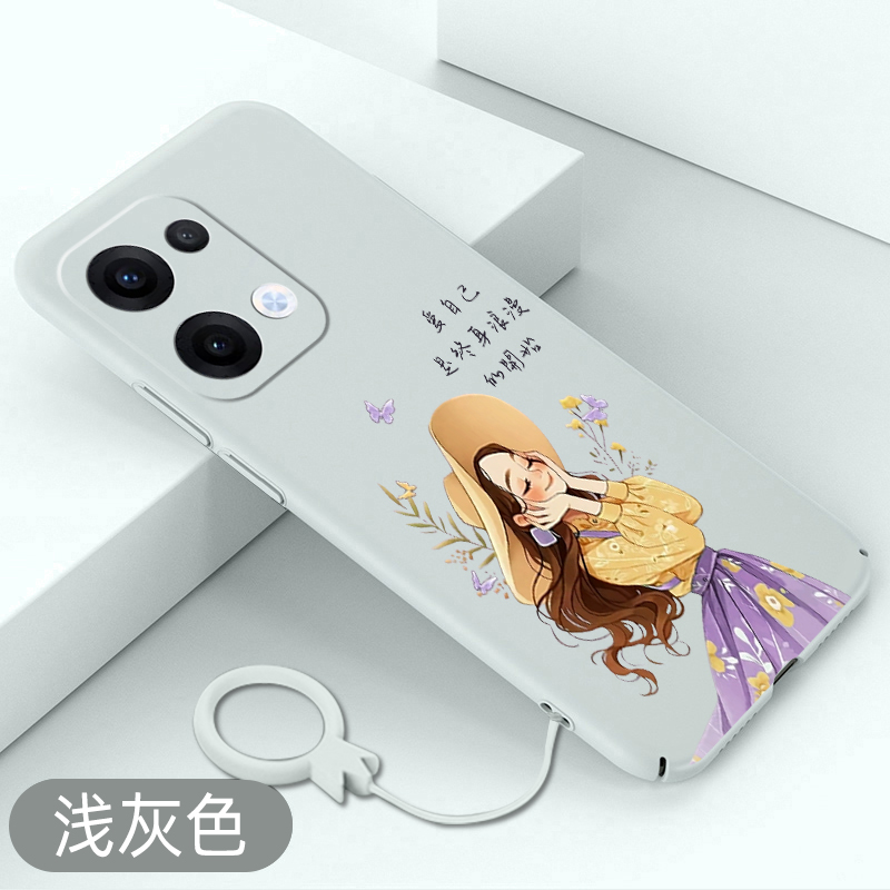 适用于oppoReno13手机壳浪漫少女reno13pro超薄保护套OPPO全包新款硬壳创意不顶膜高级感防摔卡通散热外壳