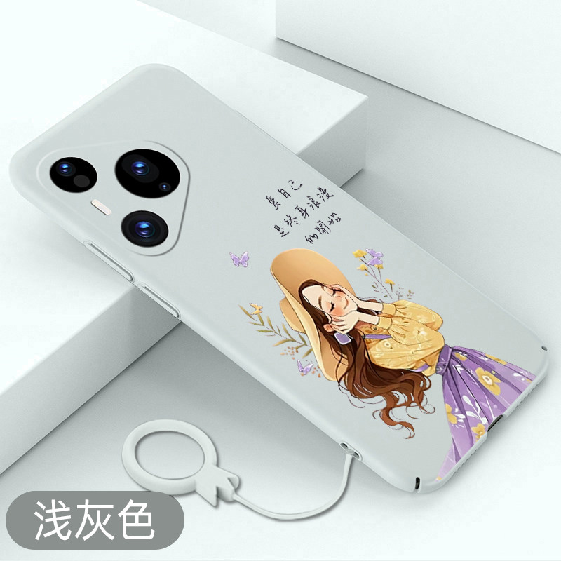 适用于华为Pura80手机壳浪漫少女pura8pro超薄保护套pura80ultra全包新款硬壳por+外壳不顶膜高级感创意卡通
