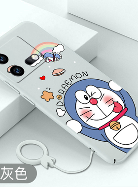 适用于vivoiqooneo8手机壳机器猫iqooneo7卡通硬壳neo6超薄保护套neo8pro新款neo3创意全包防摔散热可爱壳