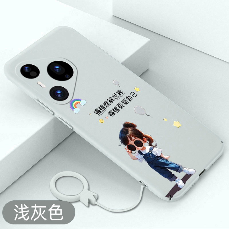 适用于华为Pura80手机壳背带裤女孩pura8pro全包保护套pura80ultra超薄卡通硬壳por+新款防摔不顶膜高级感