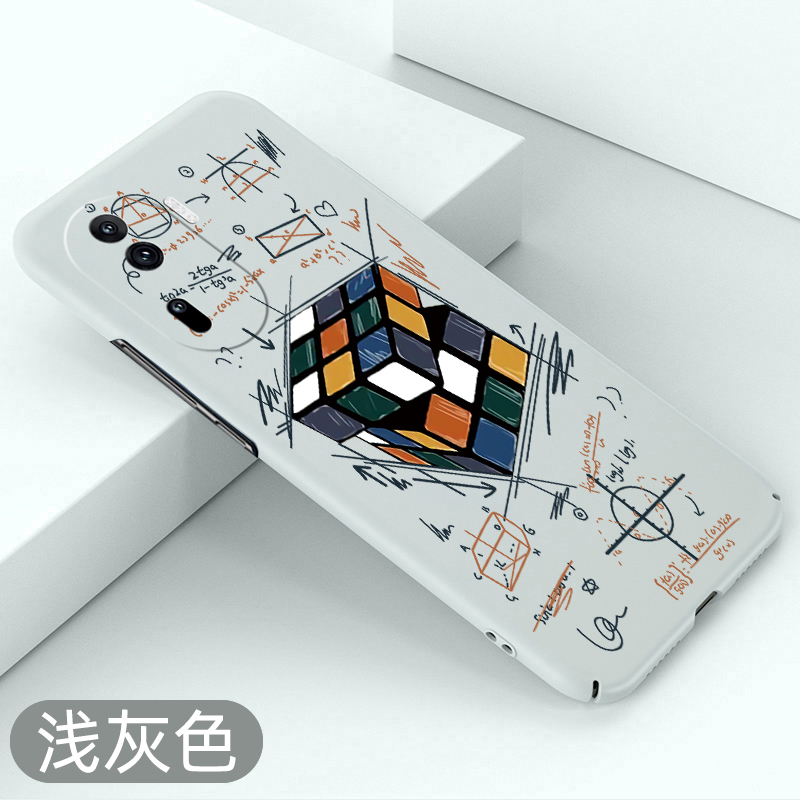 适用oppoReno11手机壳涂鸦魔方reno11pro超薄全包reno11pro+防摔外壳保护套不顶膜磨砂硬壳创意裸感个性壳