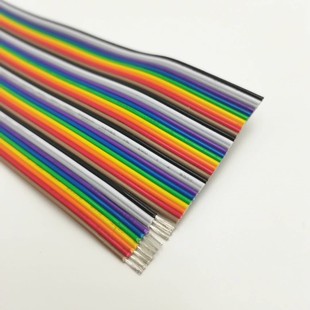 定制24AWG 40P 20P彩排线 0.2平方彩色杜邦线 40芯 20芯国标镀锡
